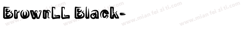 BrownLL Black字体转换